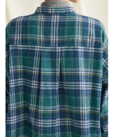 CRAFT STANDARD BOUTIQUE チェックバンドカラーサークルブラウス