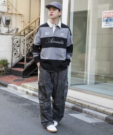 WEGO グラフィックラガーシャツ