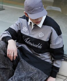 WEGO グラフィックラガーシャツ