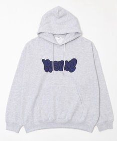 WEGO 【ユニセックス着用ITEM/SMLサイズ展開】グラフィックロゴプルパーカー