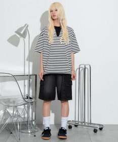 WEGO 【ユニセックス着用ITEM】キーネックフェイクレイヤードT（SS）