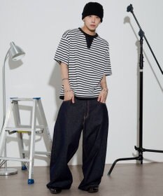 WEGO 【ユニセックス着用ITEM】キーネックフェイクレイヤードT（SS）