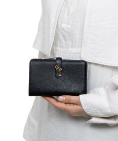 LANVIN en Bleu リュバン 二つ折り財布