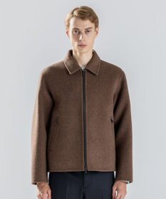 JOSEPH HOMME 【新素材】ウールキャメルリバー　ジップアップブルゾン