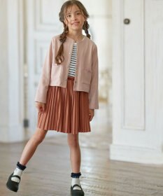 組曲 KIDS 【インパンツ付き】【110-140㎝】ＴＣ天竺プリーツ スカッツ