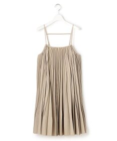 23区 【GOLD LABEL】タスランタイプライター プリーツキャミソール ブラウス