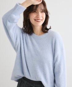 Green Parks シャギークルーネックニットプルオーバー