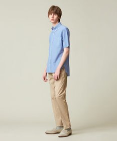 J.PRESS MEN 【夏に嬉しい高機能】カノコインレイ マイクロストライプパッチポケット シャツ/B.D.