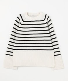 ANY 【6色展開】ラムウールラグランスリーブニット