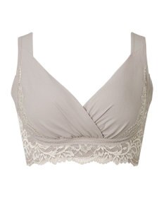 BRADELIS New York 【BRADELIS NewYork peace】綿混キャッチャーカップレースブラ25  ノンワイヤー 補正下着 補整 谷間メイク