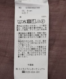 YECCA VECCA 3wayシアーリネンシャツ