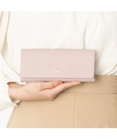 LANVIN en Bleu リュクサンブール かぶせ長財布