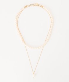 自由区 2連パール ネックレス