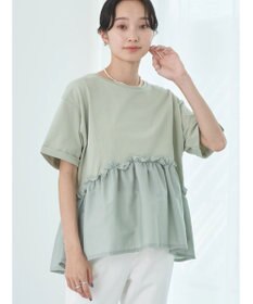 earth music&ecology ドッキングギャザープルオーバー