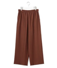 ICB 【人気のため新色追加・接触冷感・洗える】 ワッシャーツイル ワイドストレートパンツ