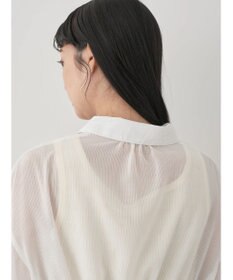 earth music&ecology ワンポイント刺繍ロングシャツ