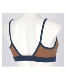 une nana cool 綿ベア天竺 カラーブロッキング ノンワイヤーブラジャー