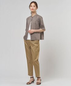 J.PRESS LADIES S 【WEB限定カラーあり・一枚で着映え】ラミー ポプリン ボクシーシャツ