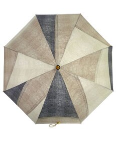 +RING 【UVカット90%以上】【限定/日本製】メンズ向け 長傘65cm BRN denim-like pattern SR335