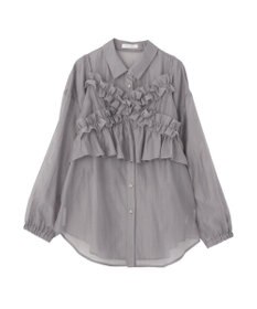 Green Parks 【WEB限定】ＳＥＴ２点フリルビスチェ＋シャツチュニックⅡ