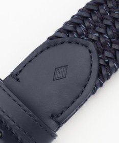 JOSEPH ABBOUD 【キングサイズ・イタリア素材・ストレッチ・日本製】レザーメランジストレッチベルト