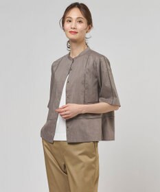 J.PRESS LADIES S 【WEB限定カラーあり・一枚で着映え】ラミー ポプリン ボクシーシャツ