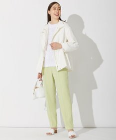 自由区 L 【洗える】コットンラッセル ボートネックニット