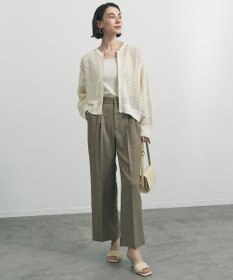 UNFILO 【セットアップ着用可】TENNEN TOUCH タックワイドパンツ