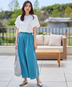 ANY L 【洗濯機可/接触冷感/UVケア】ソロナフリルスリーブプルオーバー