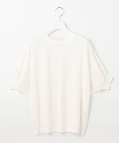 自由区 【カタログ掲載・接触冷感・UVケア・洗える】ドレーピードルマンスリーブ ニットソー