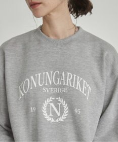 WEGO 【ANGIE VINTAGE】カレッジロゴスウェット