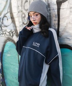 WEGO 【ユニセックス着用ITEM/MLサイズ展開】パイピングトラックジャケット