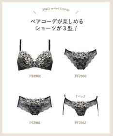 Wing ブラジャー Wing Lesiage 自然なまるみシルエット ソフトなつけごこち 【2960シリーズ】 ブラ PB2960 ウイング／ワコール