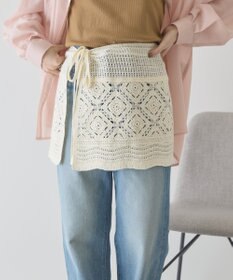 AMERICAN HOLIC クロシェニット巻きスカート