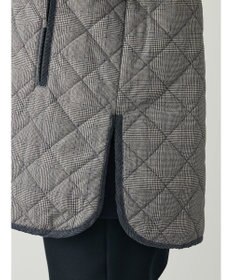 Green Parks キルティングノーカラーブルゾン