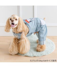 PET PARADISE スヌーピー ライトデニム オーバーオール 中型犬 大型犬