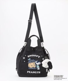 Y'SACCS SNOOPYデザイン 2way巾着トート(クッキー）