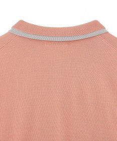 Green Parks ここちニット衿付き配色プルオーバー