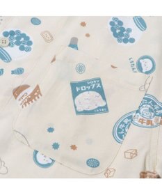 Mother garden しろたん アロハシャツ 半袖 《 駄菓子 / 黒 》 ユニセックス 男女兼用