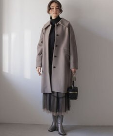 組曲 S ウールカシミヤミックス ロールネックニット