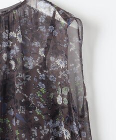 自由区 L 【カタログ掲載・洗える】ボタニカルフラワープリント ワンピース