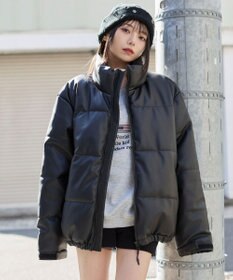 WEGO 【ユニセックス着用ITEM】PUパファーブルゾン