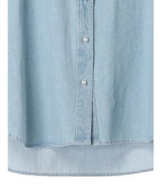 CRAFT STANDARD BOUTIQUE デニムパール釦サークルブラウス