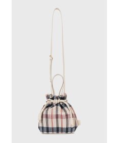 DAKS 【軽量】ポリエステル ハウスチェック 2WAY巾着バッグ