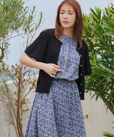 Tiaclasse 【洗える】フレアスリーブカーディガン