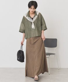 AMERICAN HOLIC 【先行予約】【WEB限定】Wポケットシアー半袖シャツ