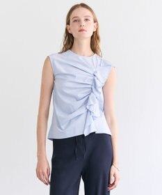 BEIGE， AFGHA / コットンドレープ スムーストップス