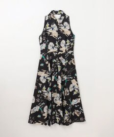 GRACE CONTINENTAL バックコンシャスプリントワンピース
