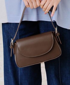 Tiaclasse 【安田美沙子さん着用・2TYPE肩紐/ショルダー&斜め掛け】フラップミニバッグ