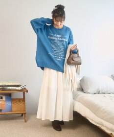 WEGO 【新色追加/ユニセックス着用ITEM/SMLサイズ展開】ジャガードグラフィックプルオーバー（LS）